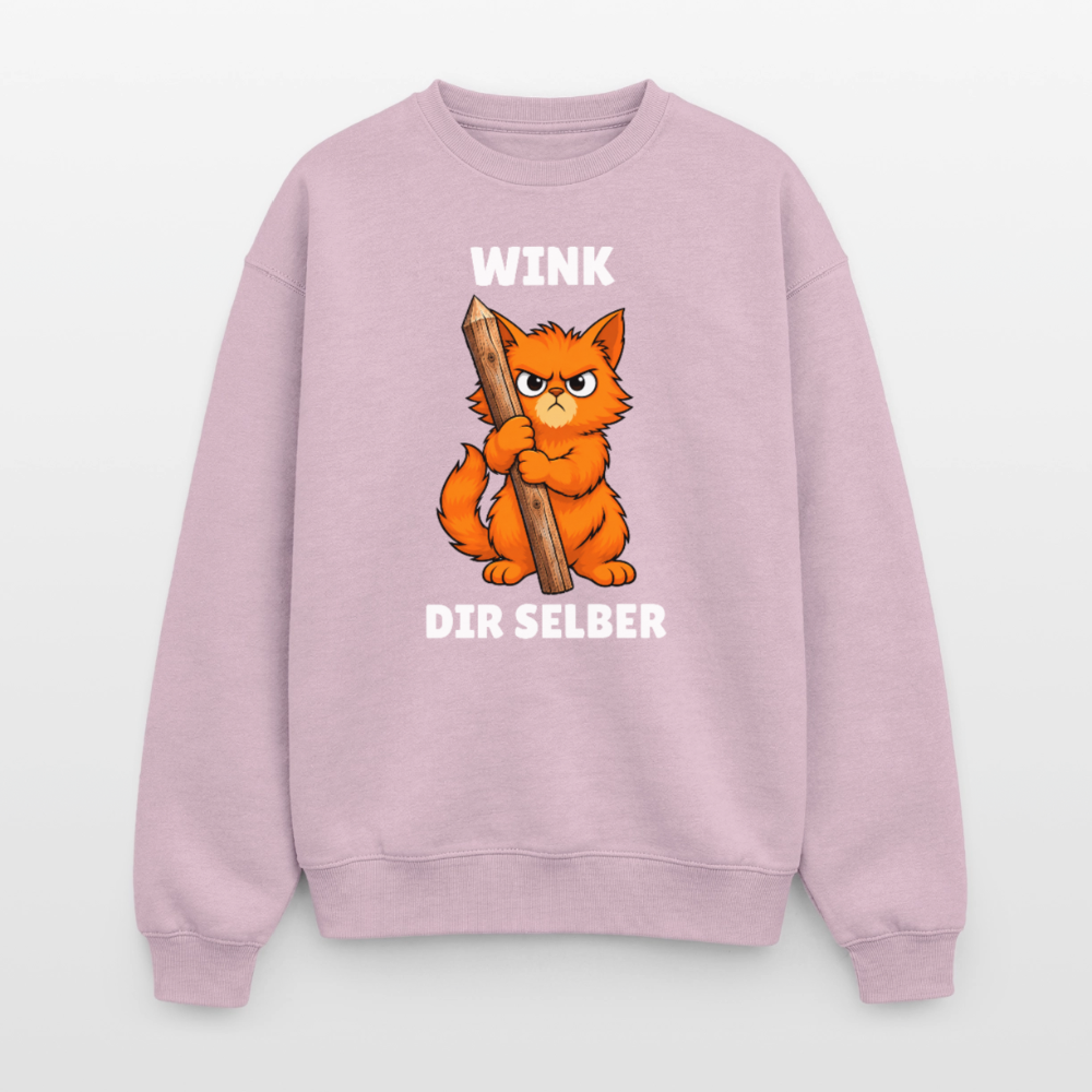 Wink dir selber Oversized Heavyweight Sweater - Altrosa