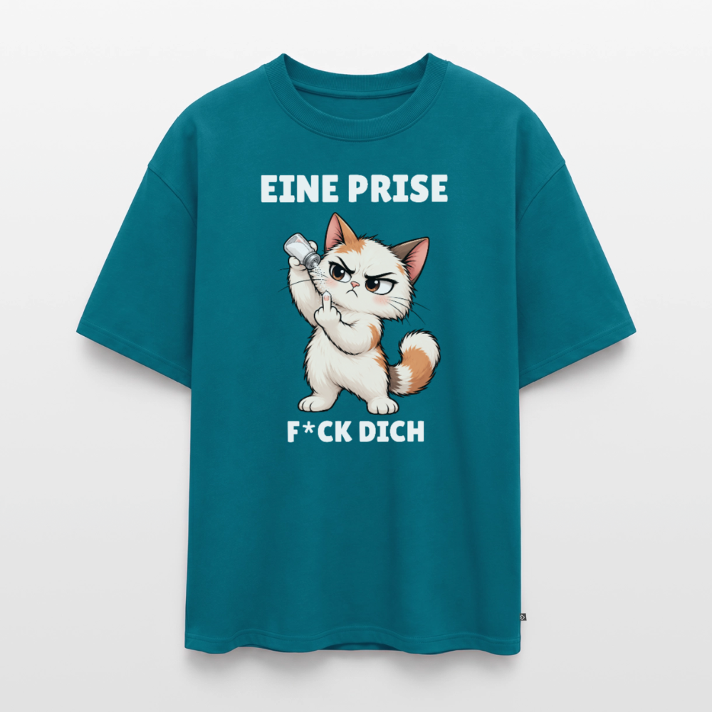 EIne Prise Unisex Premium Oversized Organic T-Shirt - Petrol