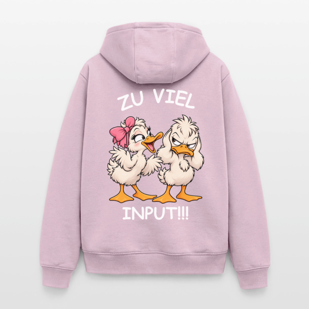 Zu viel Input Oversized Heavyweight Hoodie - Altrosa