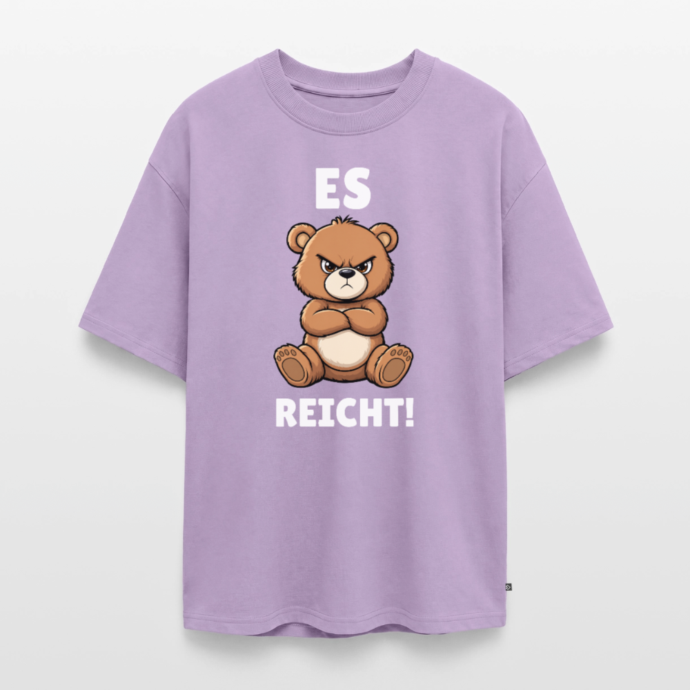 Es reicht Unisex Premium Oversized Organic T-Shirt - Lavendel