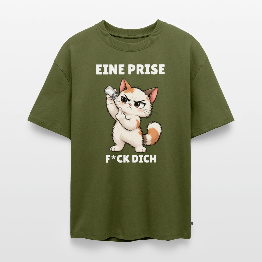 EIne Prise Unisex Premium Oversized Organic T-Shirt - Khaki