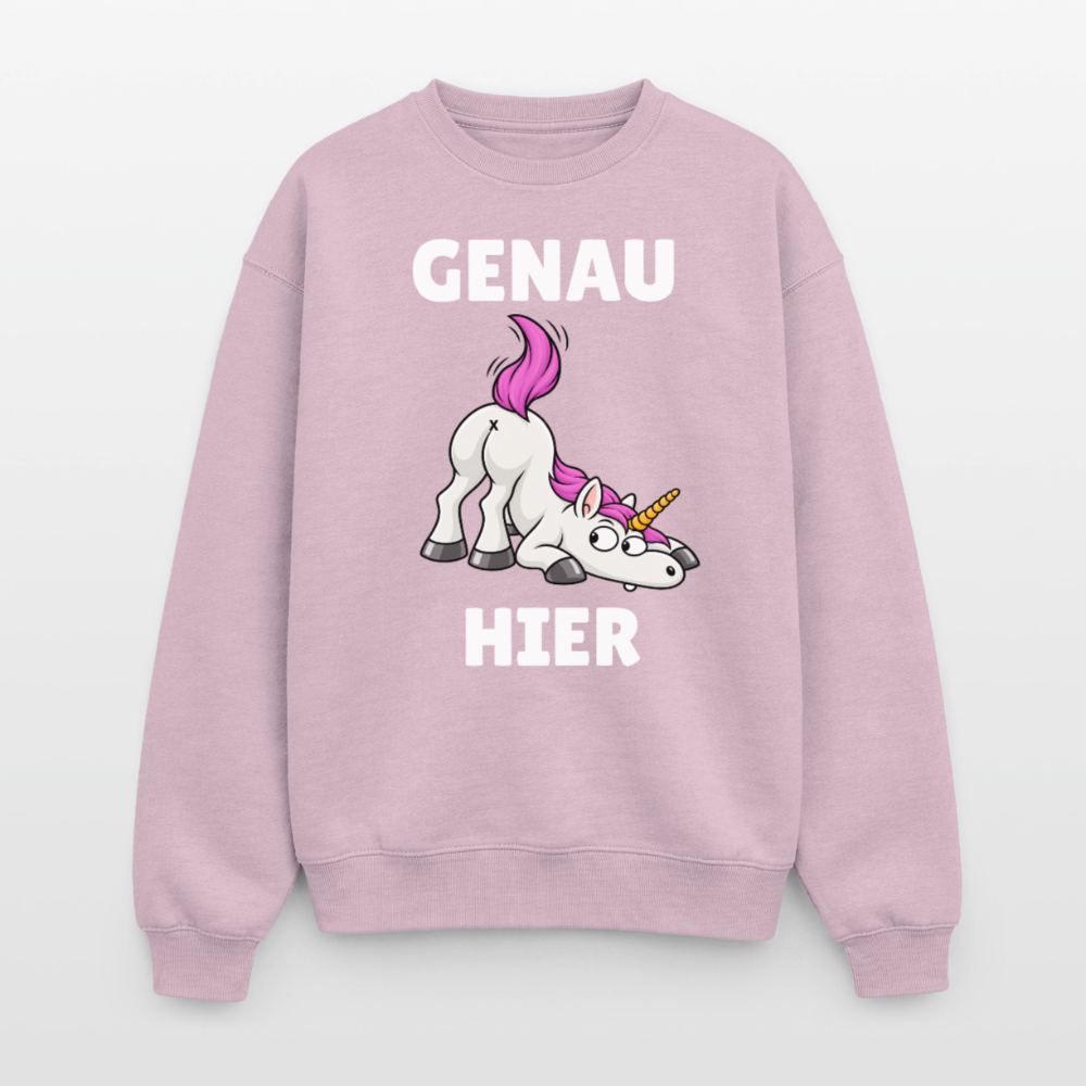 Genau hier  Oversized Heavyweight Sweater - Altrosa
