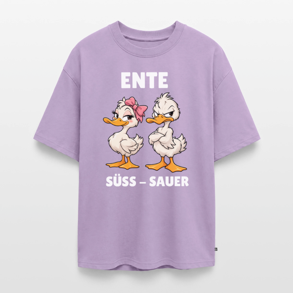 Ente Unisex Premium Oversized Organic T-Shirt - Lavendel