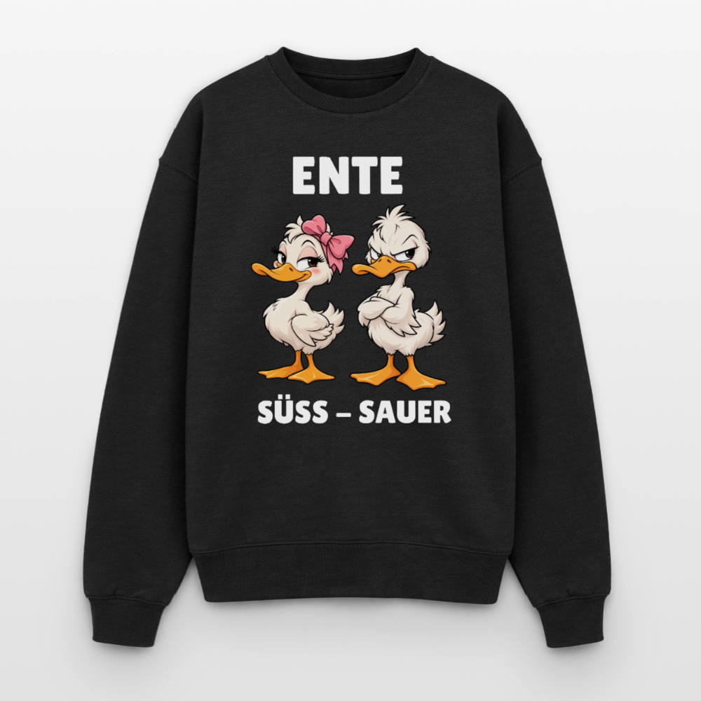 Ente Oversized Heavyweight Sweater - Schwarz