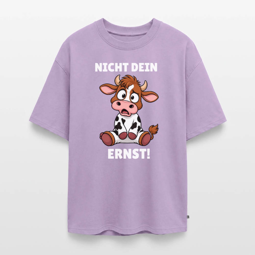 Nicht dein Ernst Unisex Premium Oversized Organic T-Shirt - Lavendel