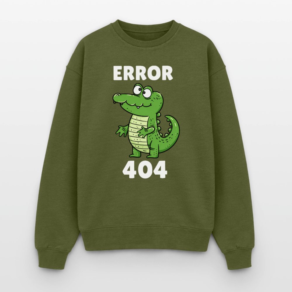 Error Oversized Heavyweight Sweater - Khaki