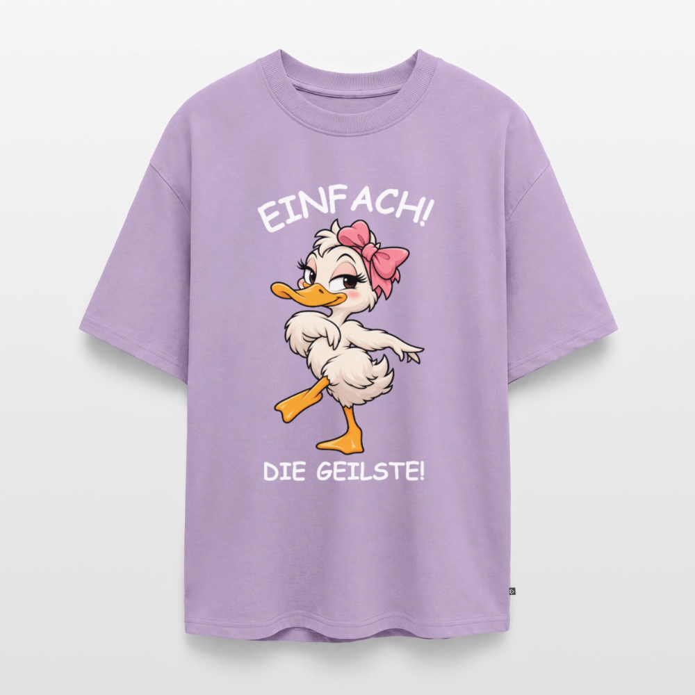 Die geilste  Unisex Premium Oversized Organic T-Shirt - Lavendel