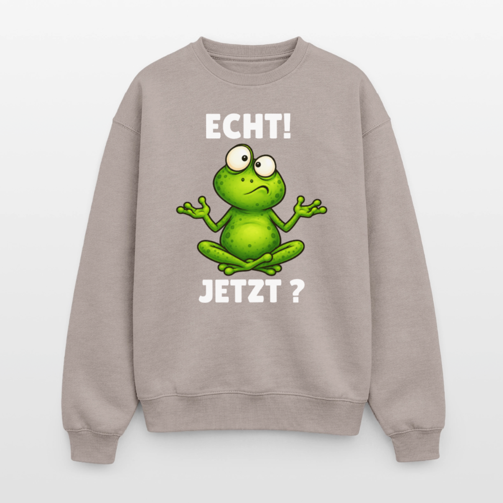 Echt Jetzt  Oversized Heavyweight Sweater - Taupe
