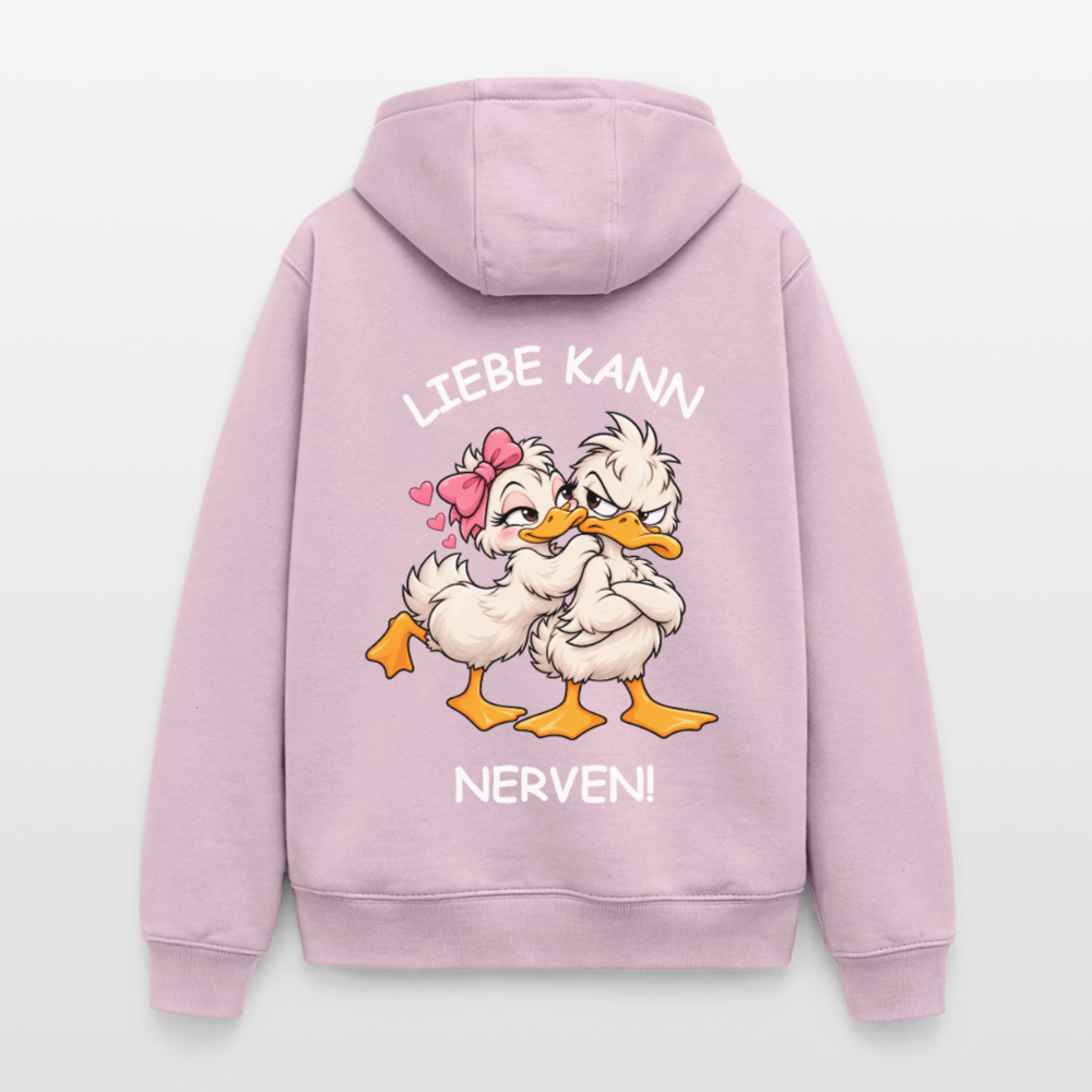 Liebe kann Oversized Heavyweight Hoodie - Altrosa