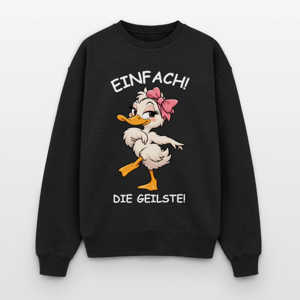 Die Geilste Oversized Heavyweight Sweater - Schwarz