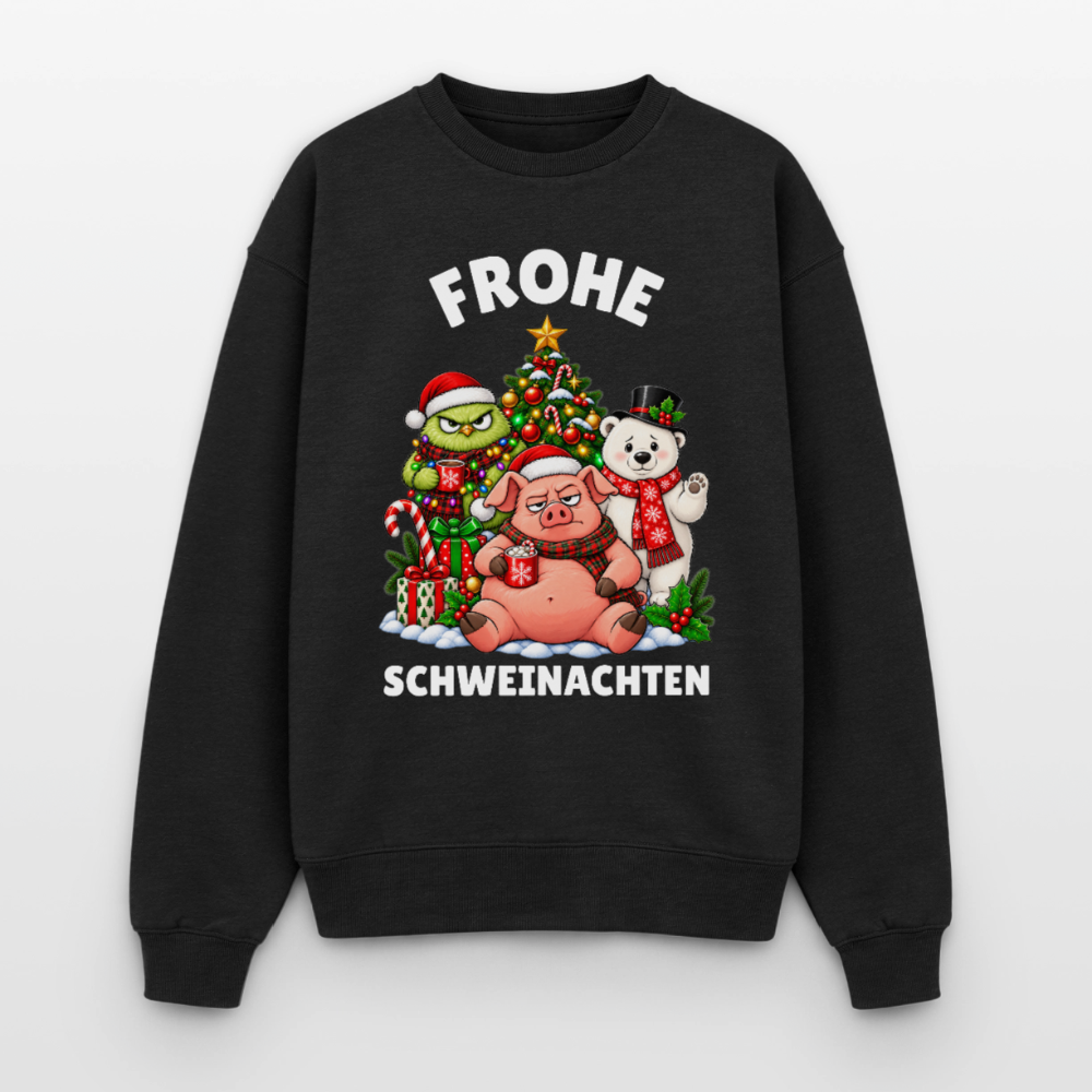Schweinachten Oversized Heavyweight Sweater - Schwarz – Böse Jungs