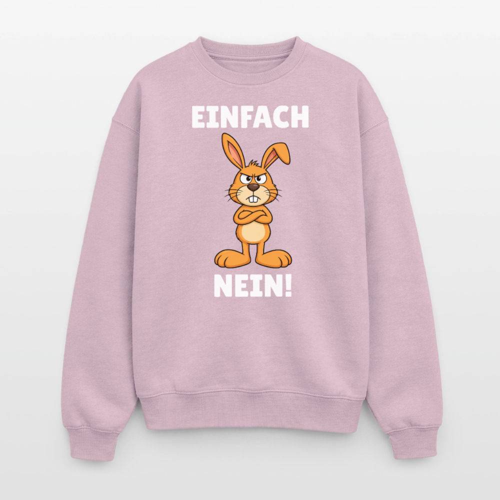 Einfach Nein Oversized Heavyweight Sweater - Altrosa