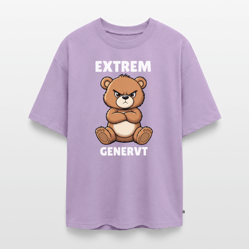 Extrem genervt Unisex Premium Oversized Organic T-Shirt - Lavendel