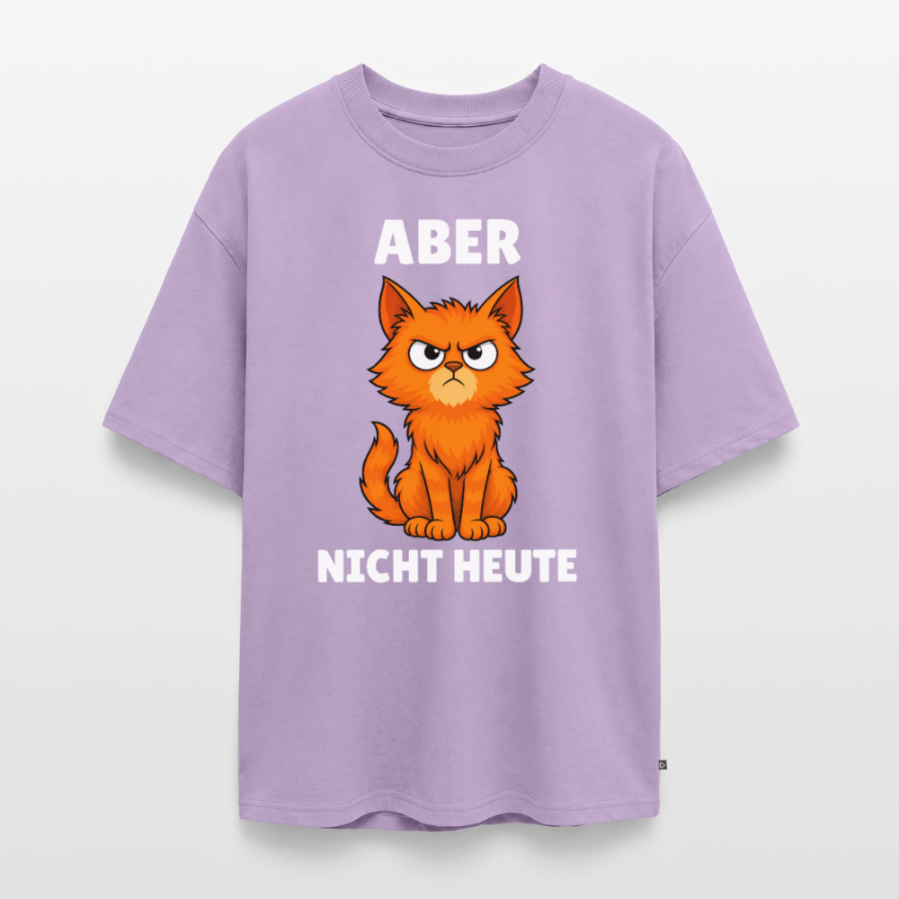 Nicht Heute Unisex Premium Oversized Organic T-Shirt - Lavendel