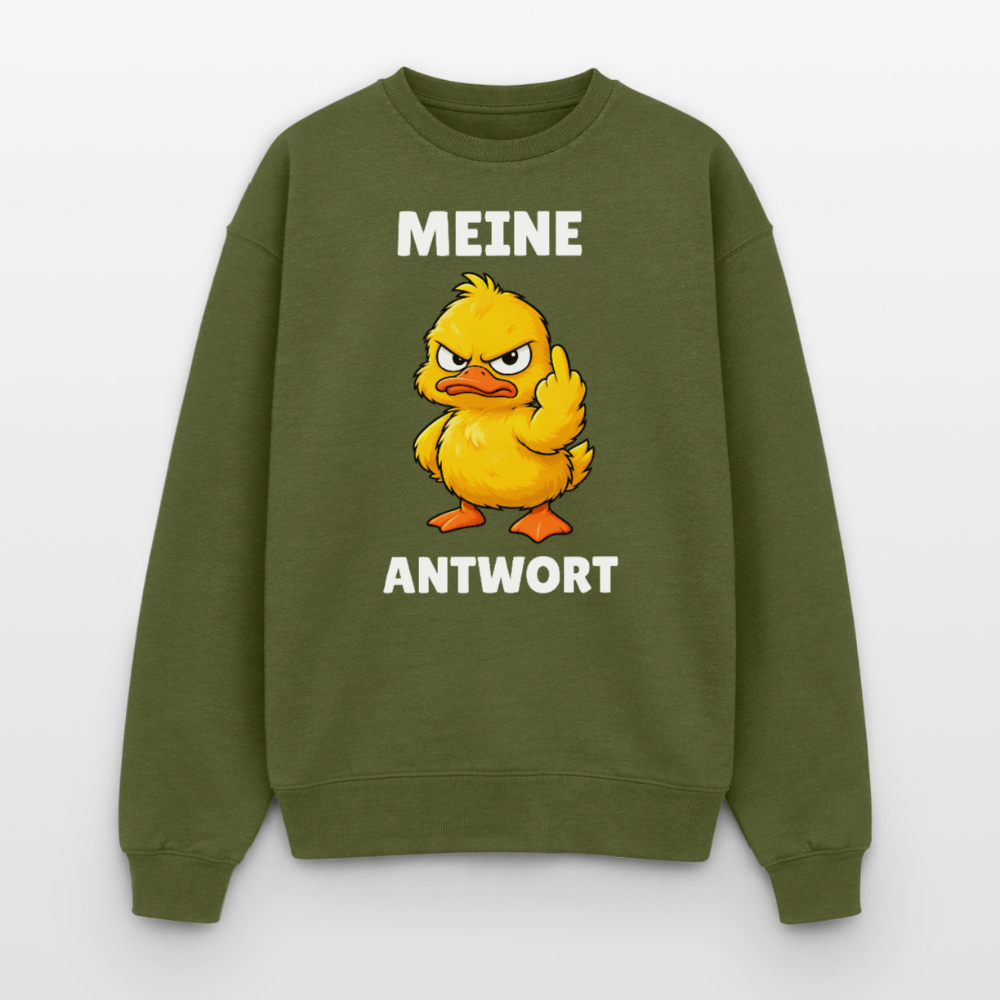 Meine Antwort Oversized Heavyweight Sweater - Khaki