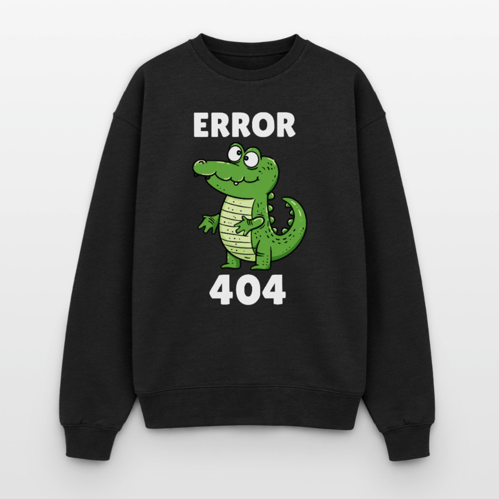 Error Oversized Heavyweight Sweater - Schwarz