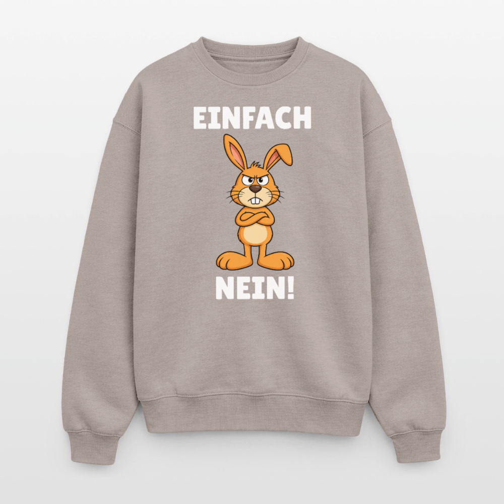 Einfach Nein Oversized Heavyweight Sweater - Taupe