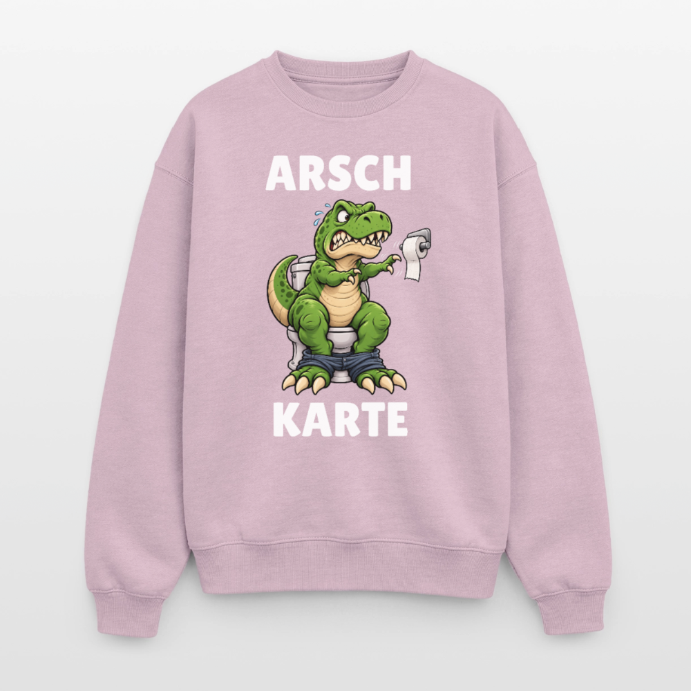 Arsch Karte Oversized Heavyweight Sweater - Altrosa
