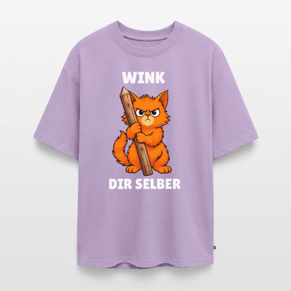 Wink dir selber Unisex Premium Oversized Organic T-Shirt - Lavendel