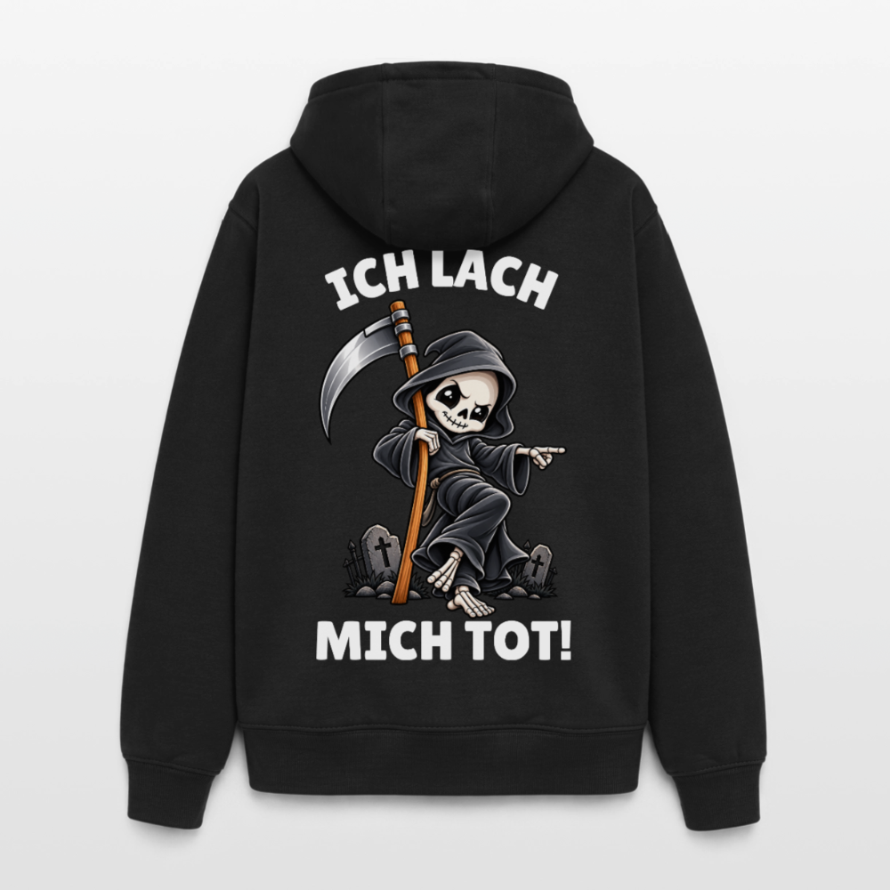 Ich lach Oversized Heavyweight Hoodie - Schwarz