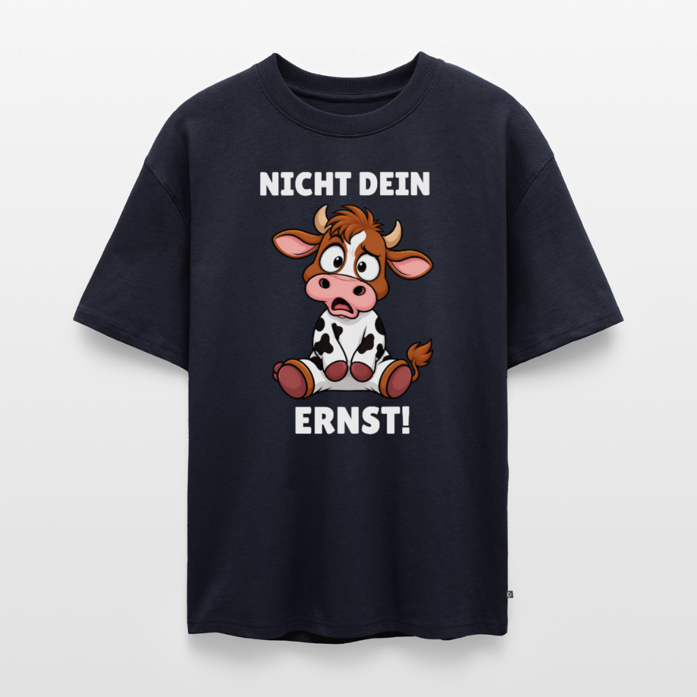 Nicht dein Ernst Unisex Premium Oversized Organic T-Shirt - Navy