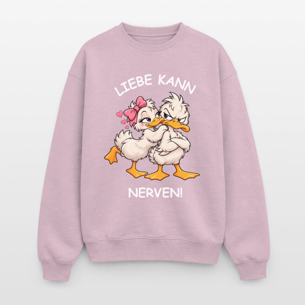 Liebe kann Oversized Heavyweight Sweater - Altrosa