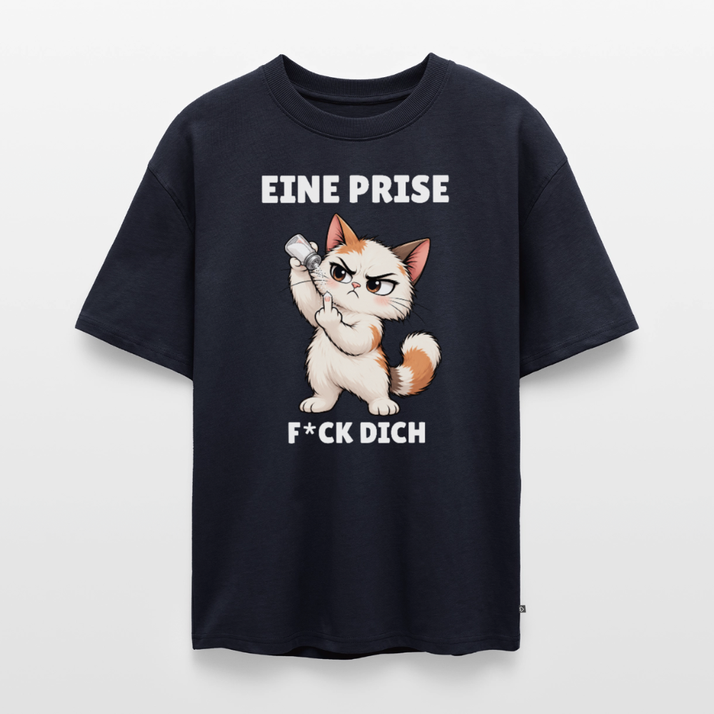 EIne Prise Unisex Premium Oversized Organic T-Shirt - Navy