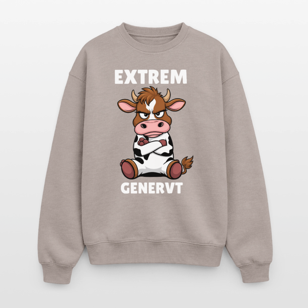 Extrem genervt Oversized Heavyweight Sweater - Taupe