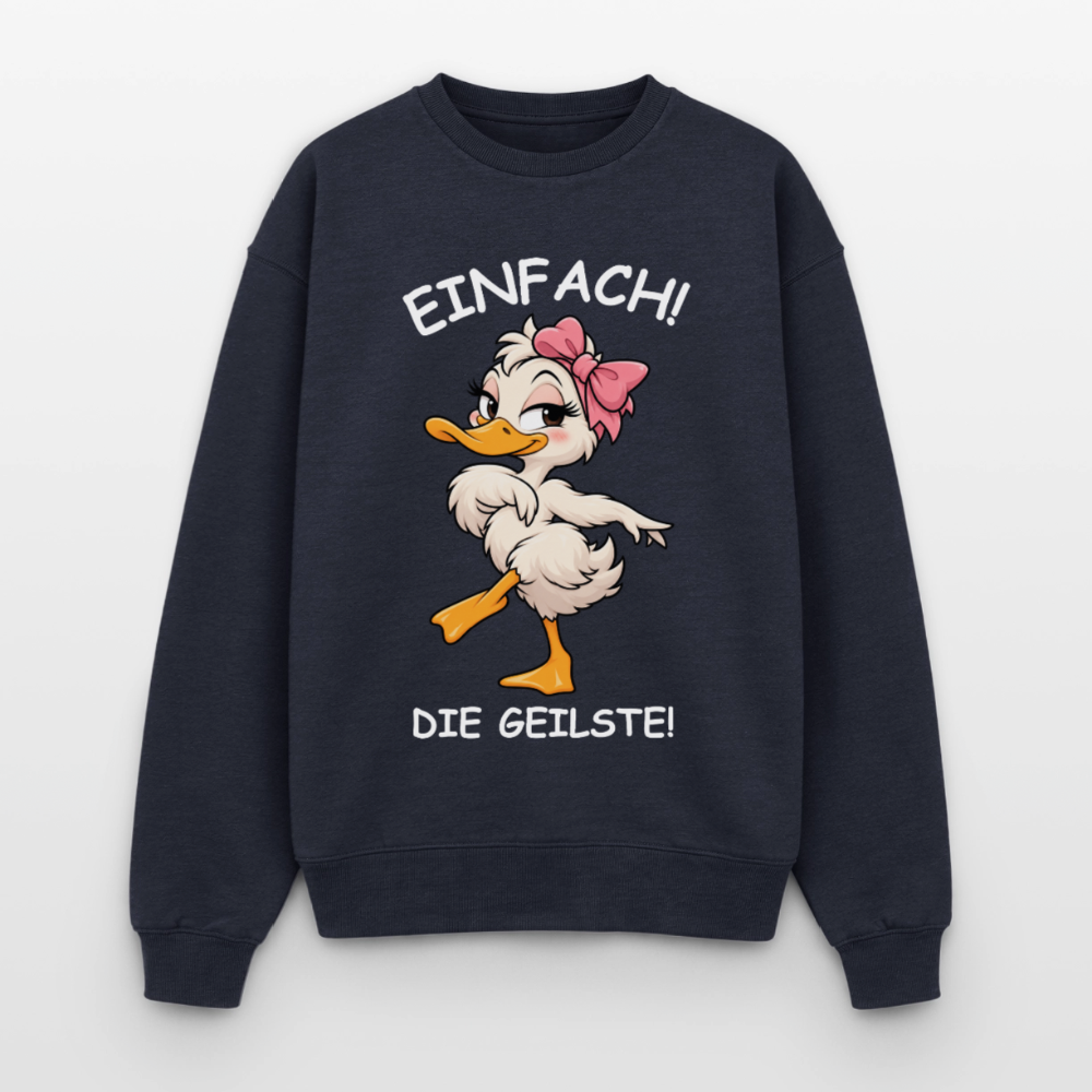 Die Geilste Oversized Heavyweight Sweater - Navy