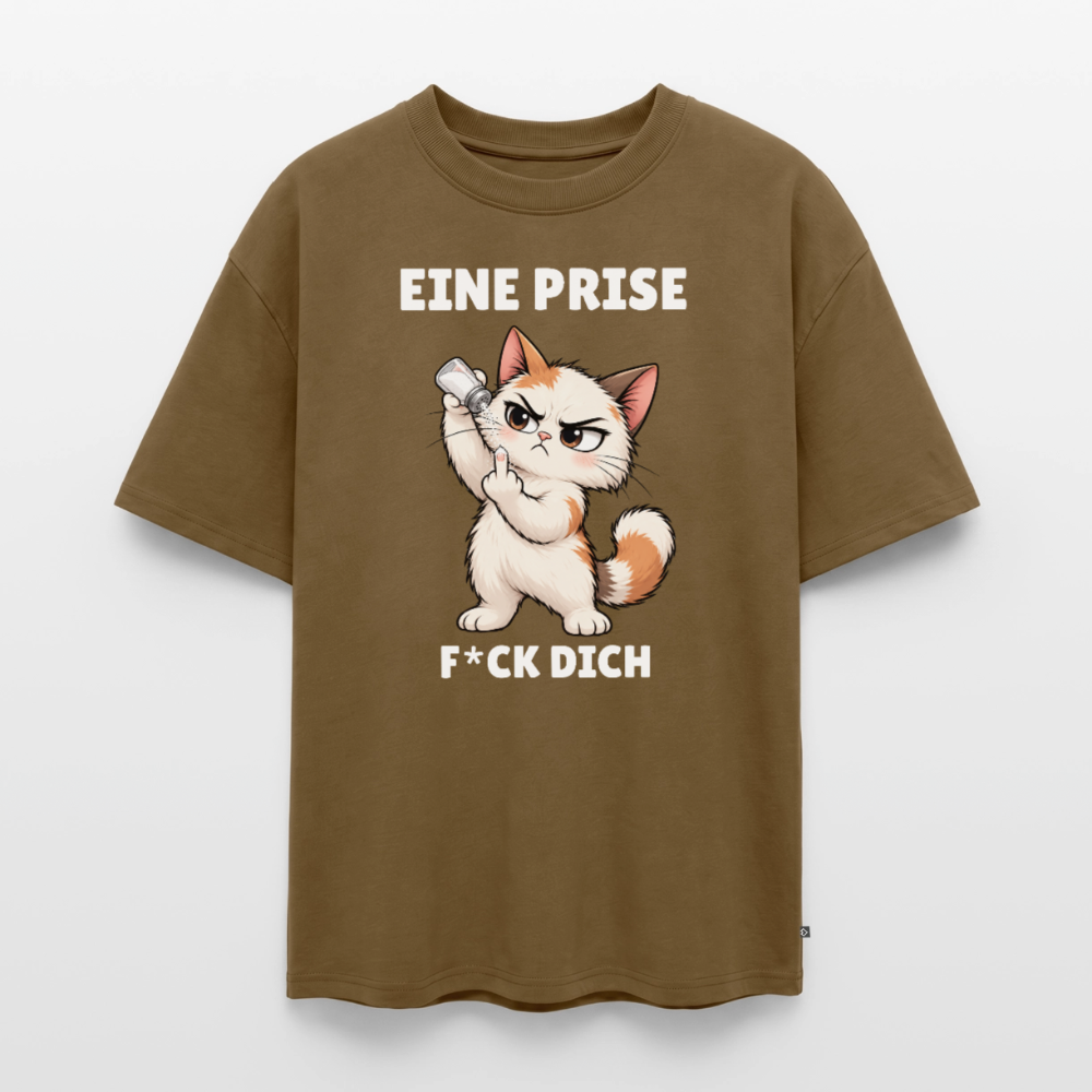 EIne Prise Unisex Premium Oversized Organic T-Shirt - Nussbraun