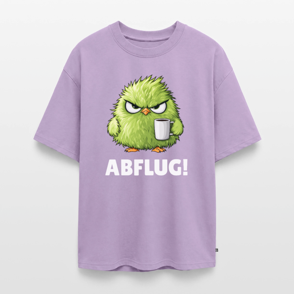 Abflug Unisex Premium Oversized Organic T-Shirt - Lavendel