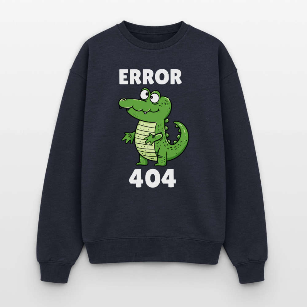 Error Oversized Heavyweight Sweater - Navy