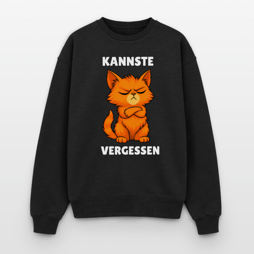 Kannste vergessen Oversized Heavyweight Sweater - Schwarz