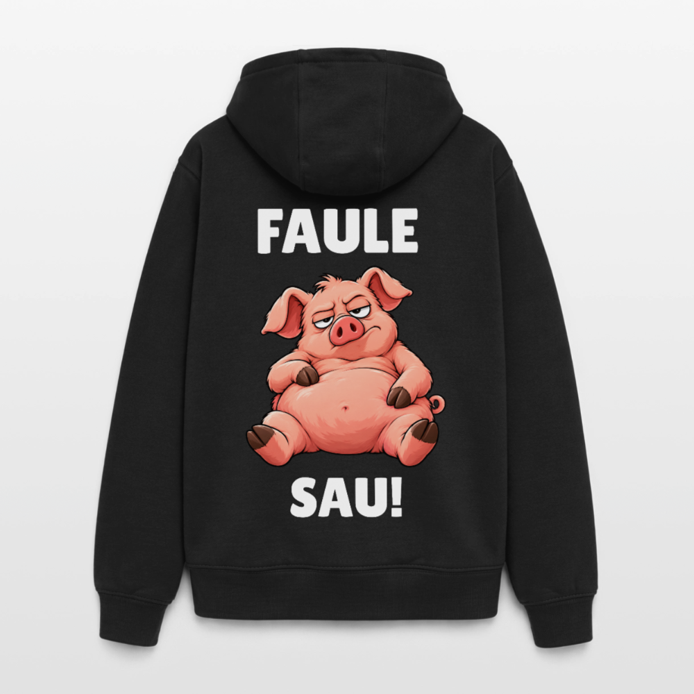 Faule Sau Oversized Heavyweight - Schwarz