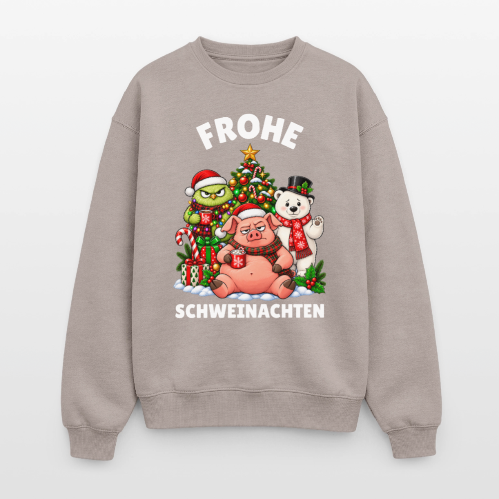 Schweinachten Oversized Heavyweight Sweater - Taupe