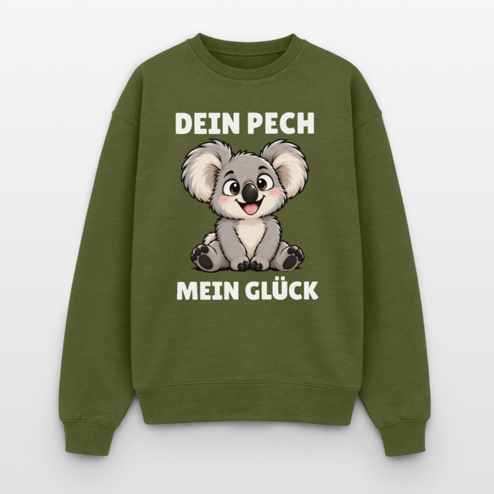 Dein Pech Oversized Heavyweight Sweater - Khaki