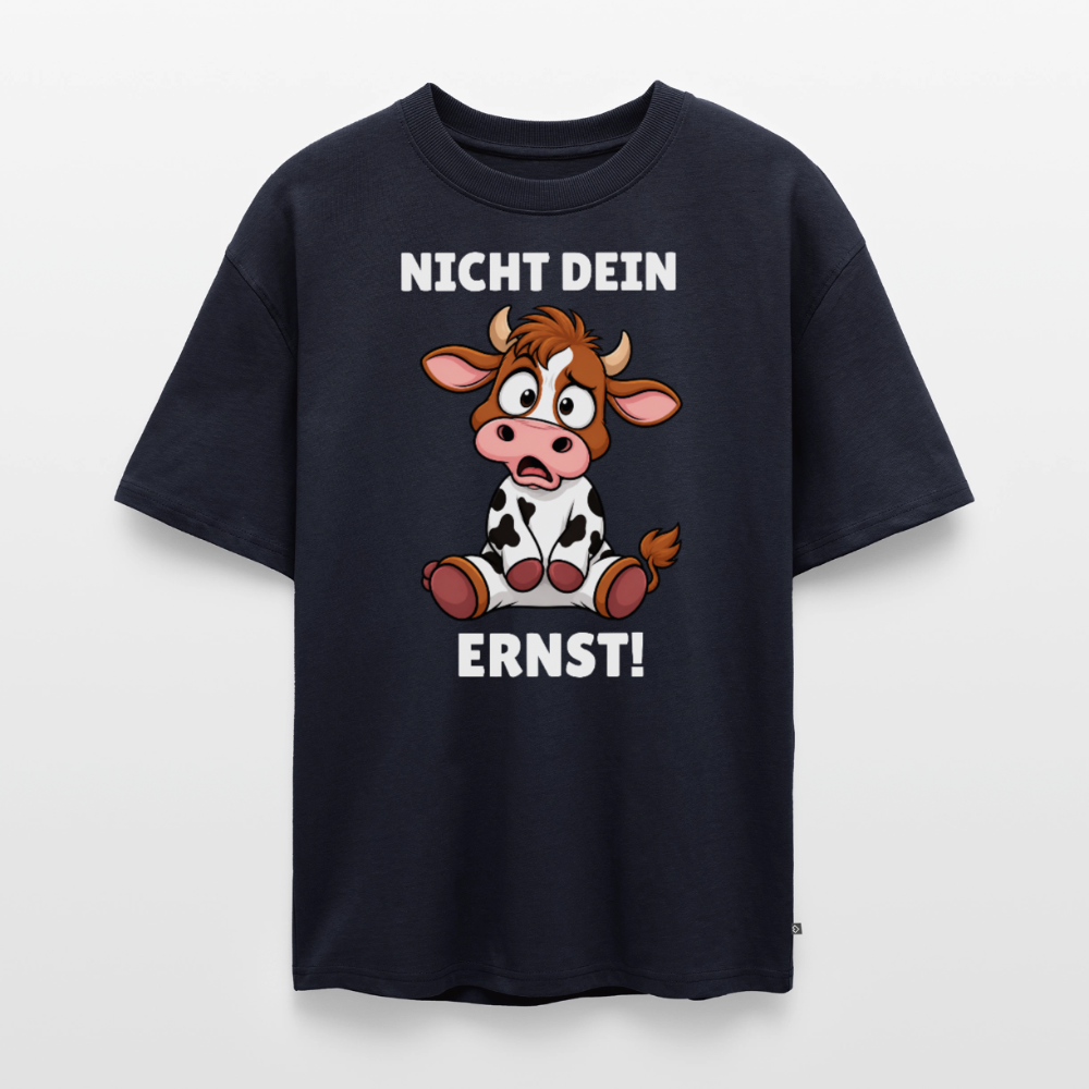 Nicht dein Ernst Oversized Organic T-Shirt - Navy