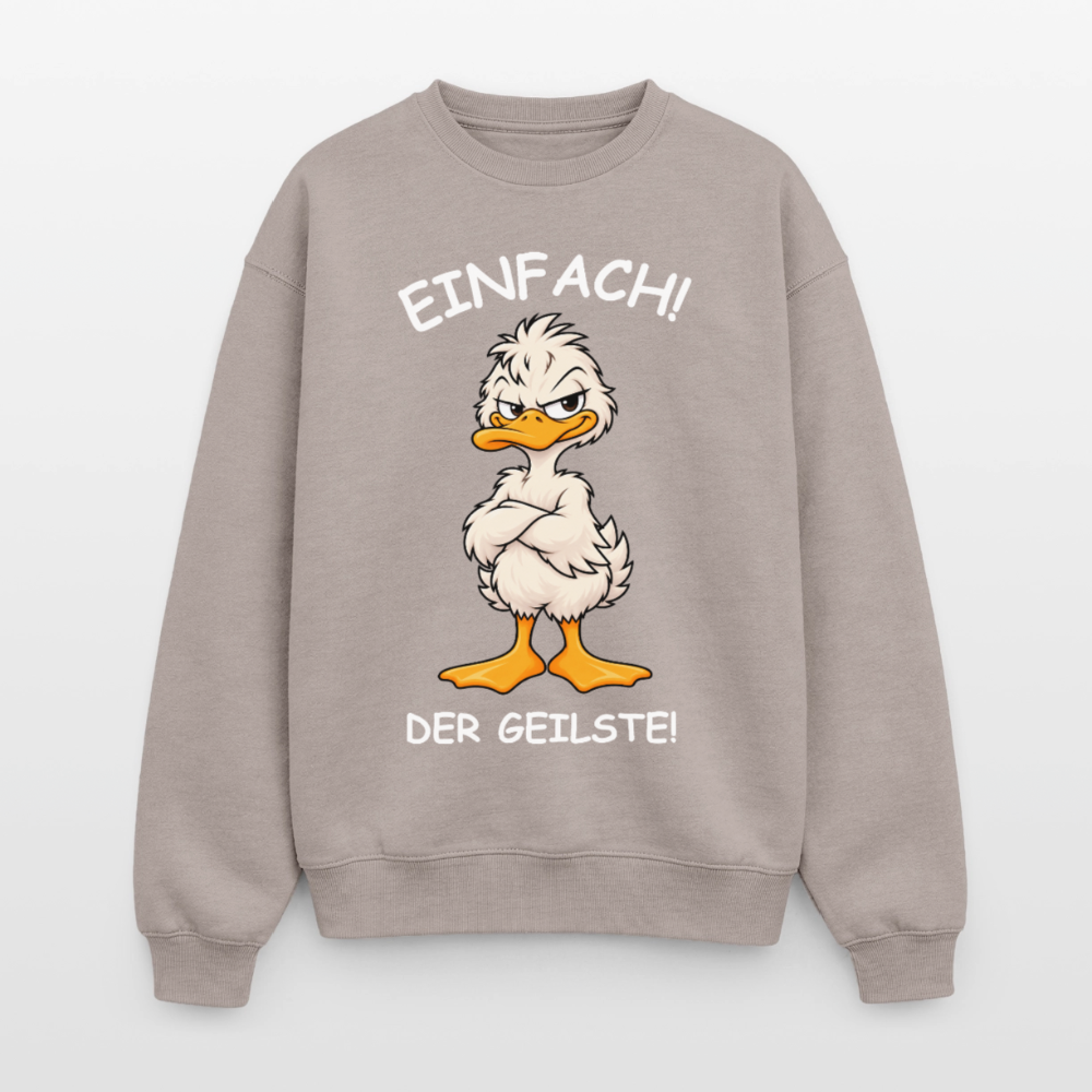Der Geilste Oversized Heavyweight Sweater - Taupe