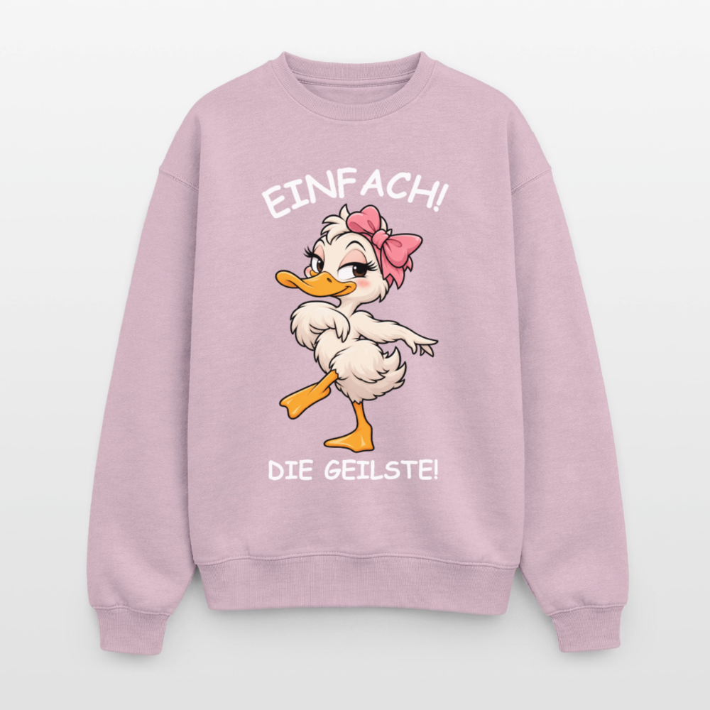 Die Geilste Oversized Heavyweight Sweater - Altrosa