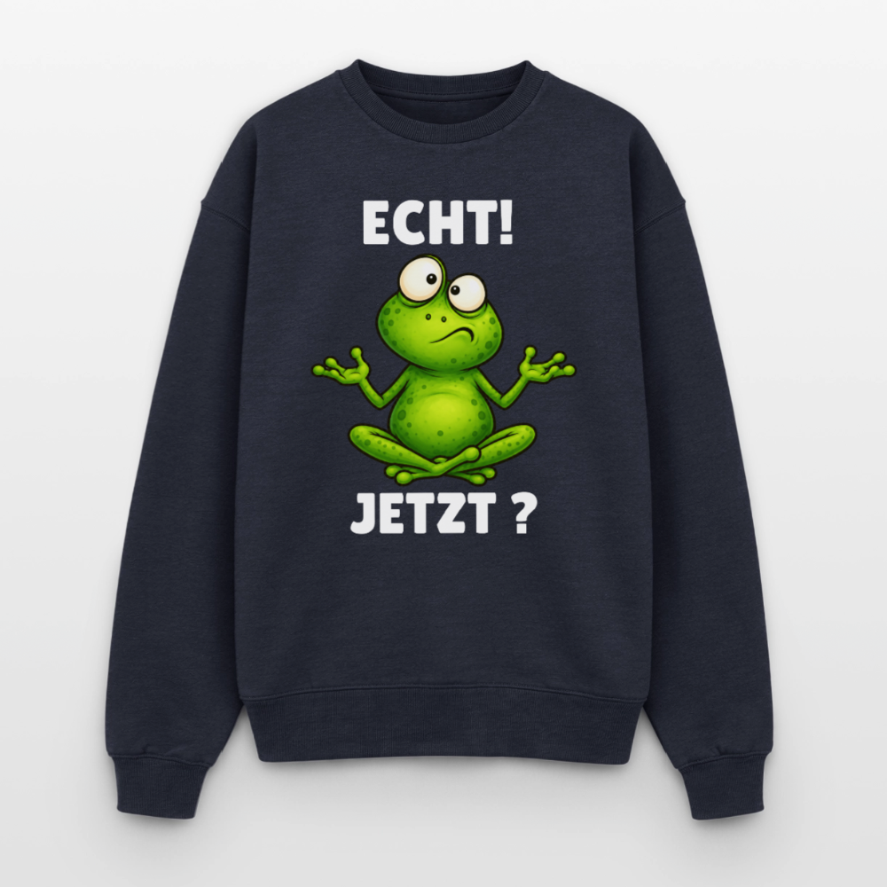 Echt Jetzt  Oversized Heavyweight Sweater - Navy