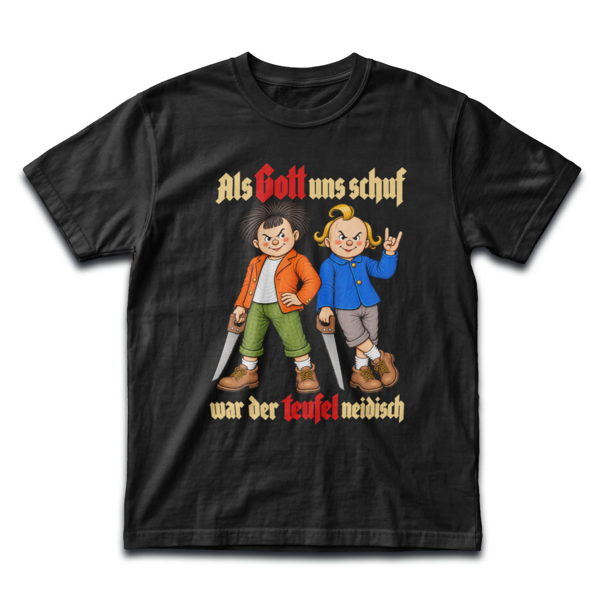 Als Gott uns schuf Premium Shirt