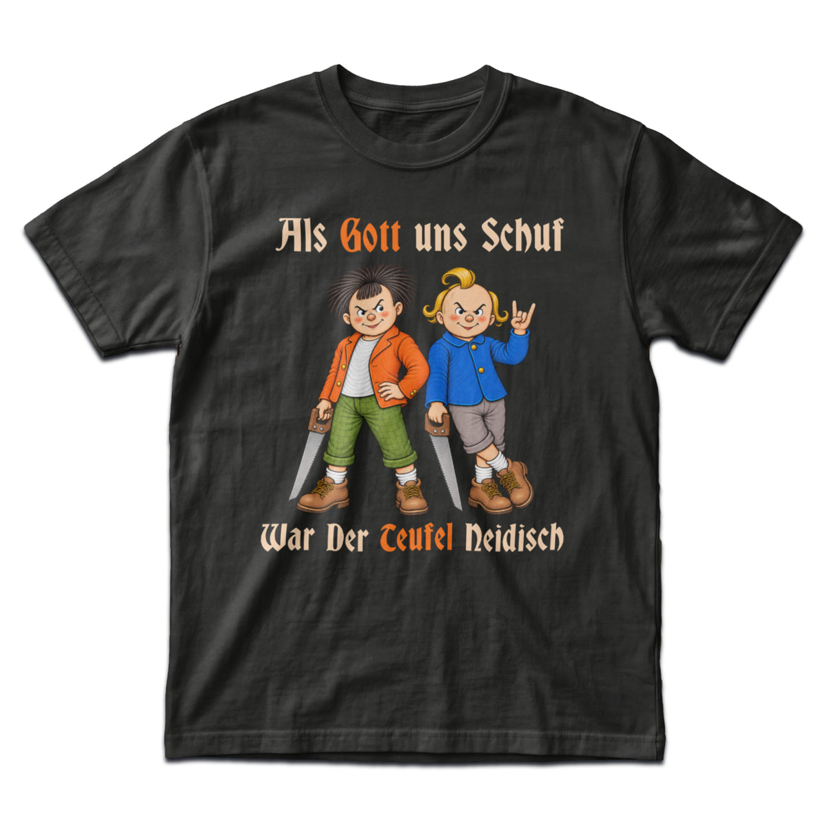 Als Gott uns schuf Premium Shirt